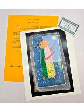 Carmen Abelleira-White Signed Art Print "Pretty Or Not Here I Come" 2001 CM2291
